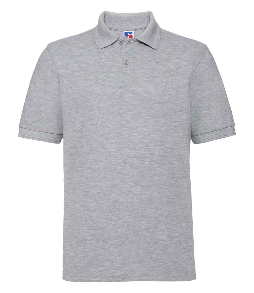 Russell Athletic Hardwearing Poly/Cotton Piqué Polo Shirt - Light Oxford