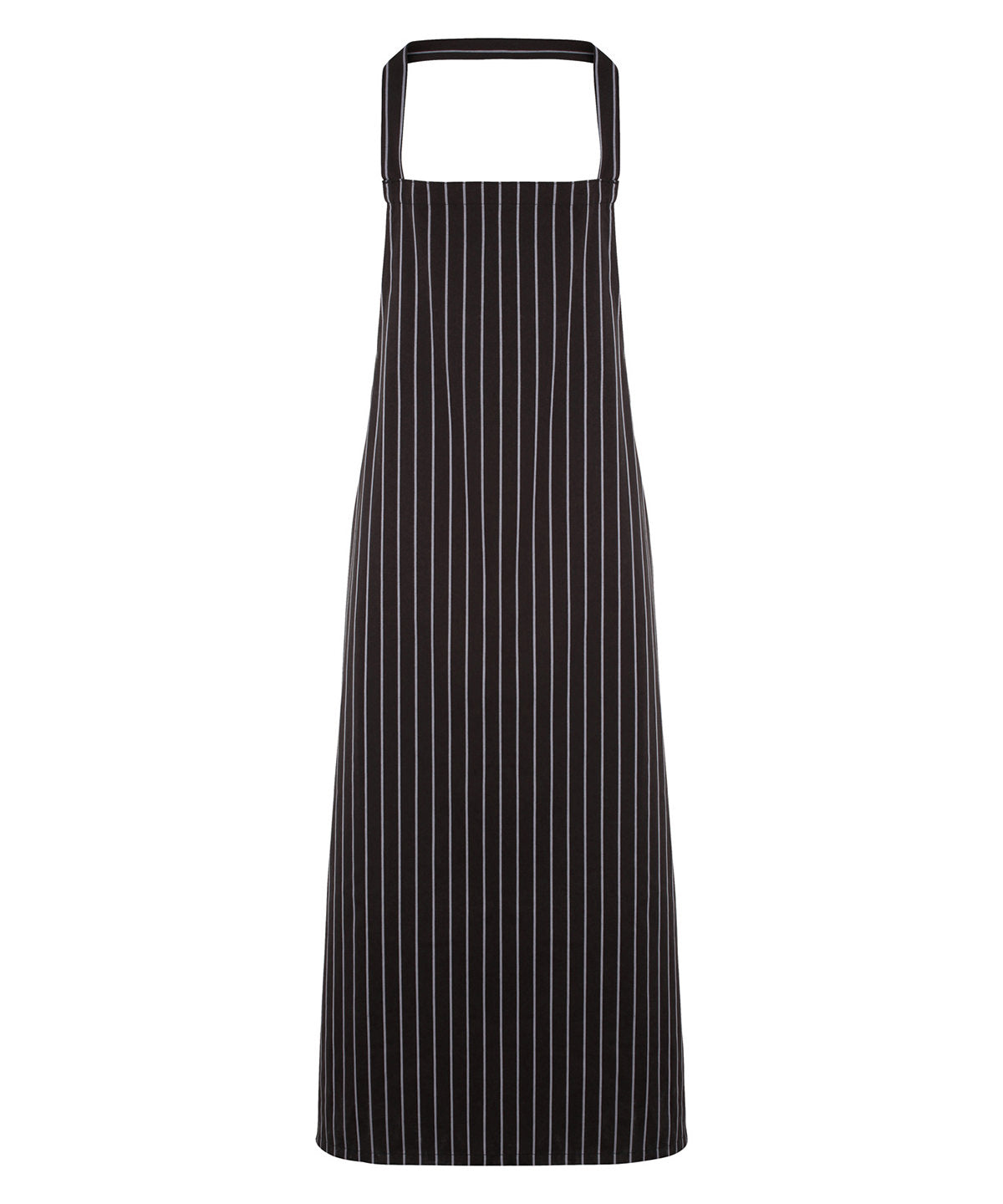 Striped bib apron