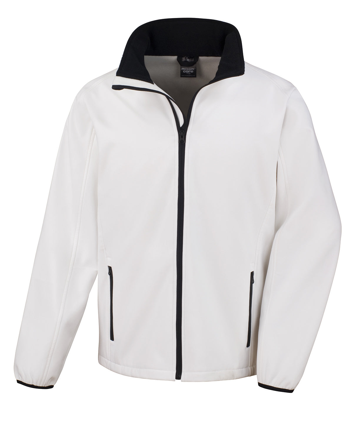 Printable softshell with recycled fleece inner