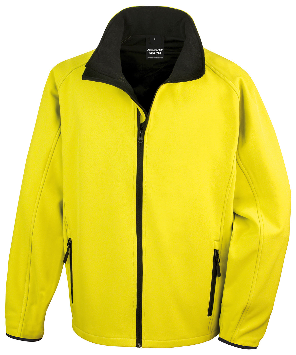 Printable softshell with recycled fleece inner