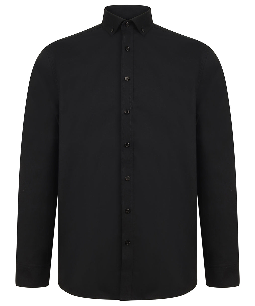Modern long sleeve Oxford shirt
