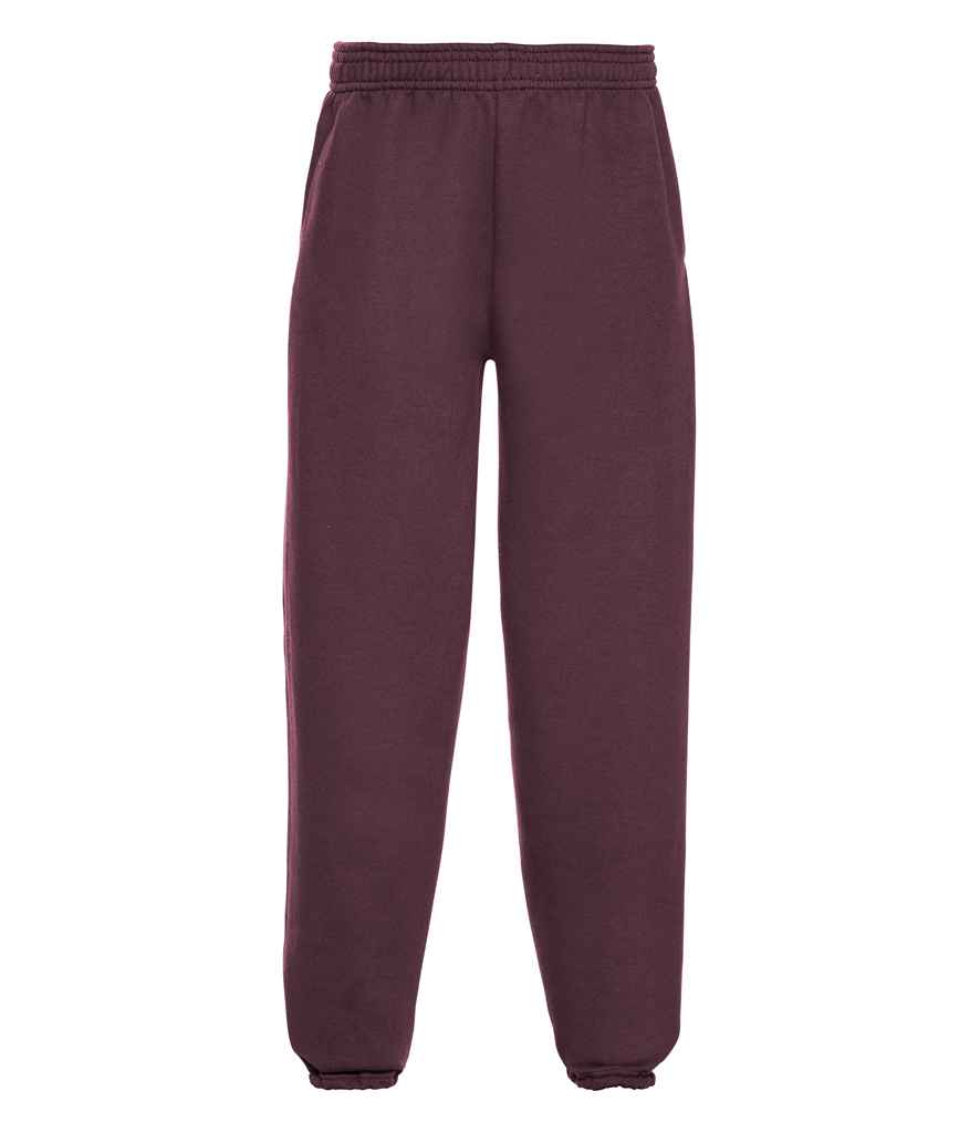 Russell Athletic Kids Elasticated Hem Jog Pants - Burgundy