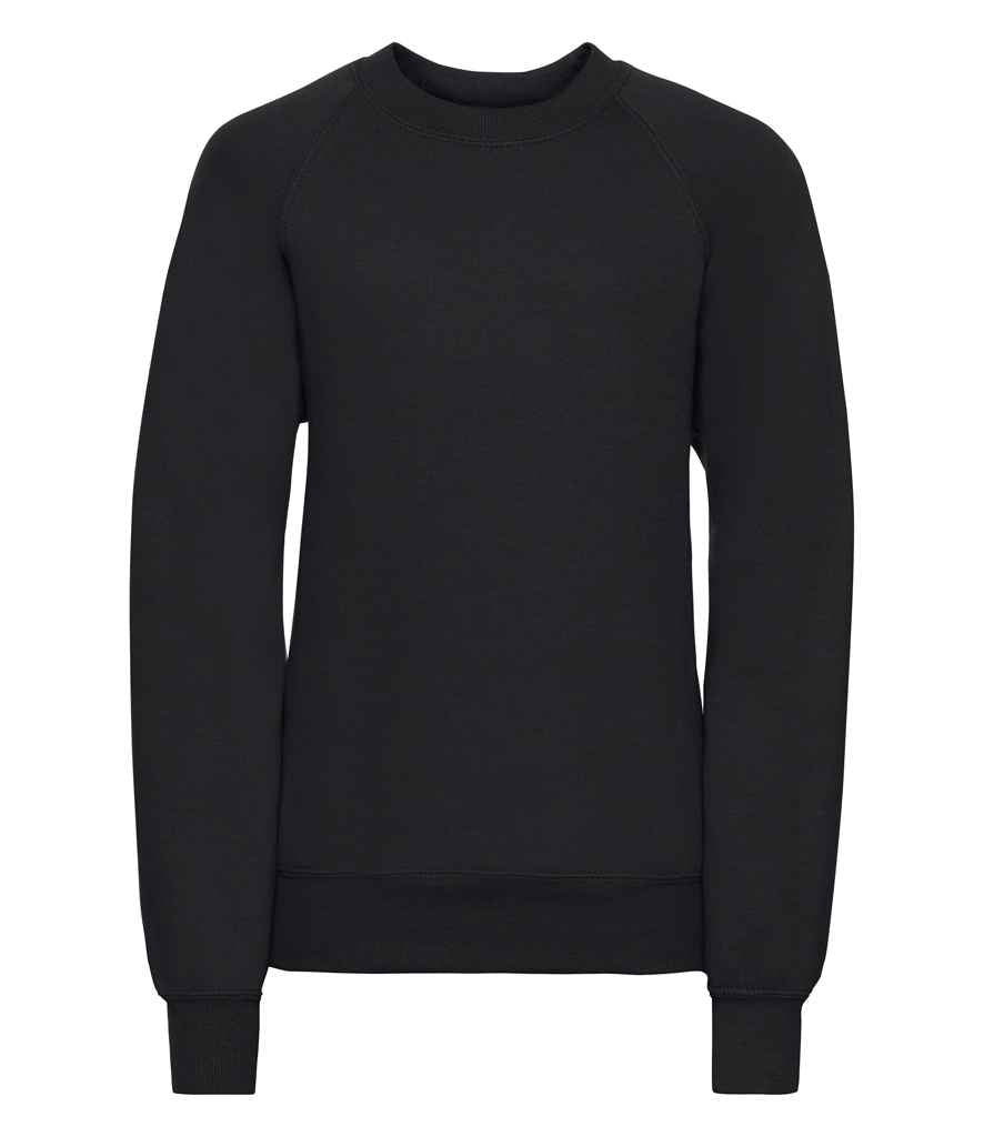 Russell Athletic Kids Raglan Sweatshirt - Black