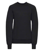 Russell Athletic Kids Raglan Sweatshirt - Black