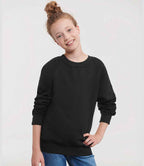 Russell Athletic Kids Raglan Sweatshirt - Black