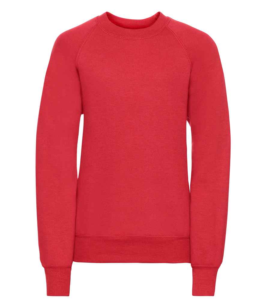 Russell Athletic Kids Raglan Sweatshirt - Bright Red