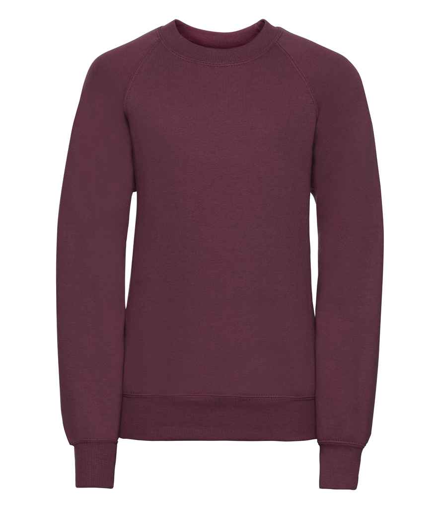 Russell Athletic Kids Raglan Sweatshirt - Burgundy