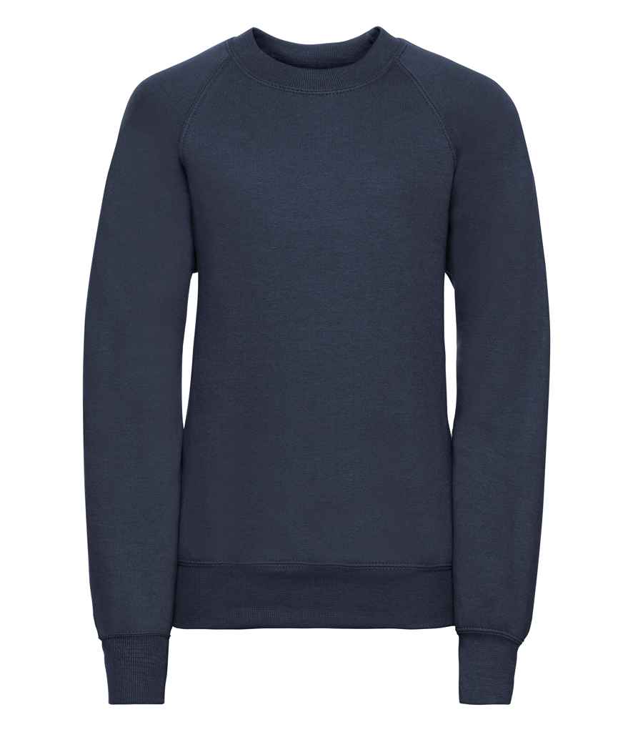 Russell Athletic Kids Raglan Sweatshirt - French Navy