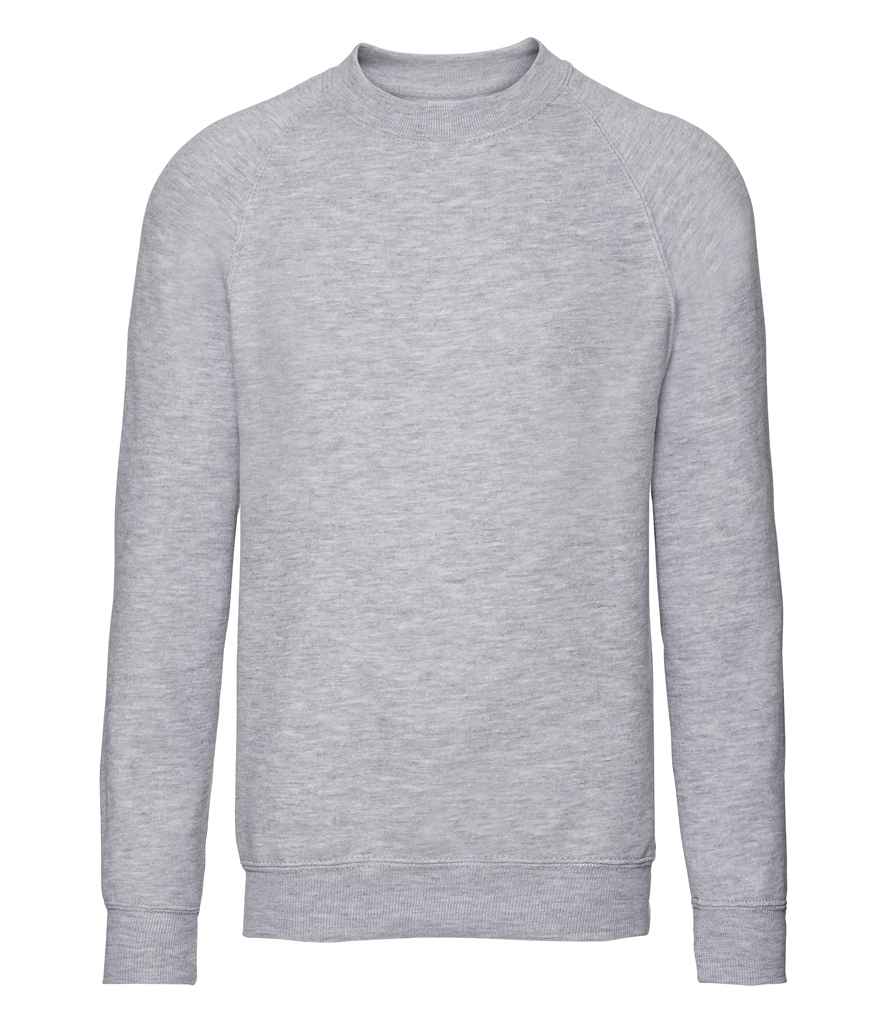Russell Athletic Kids Raglan Sweatshirt - Light Oxford