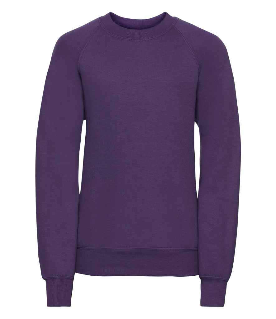 Russell Athletic Kids Raglan Sweatshirt - Purple