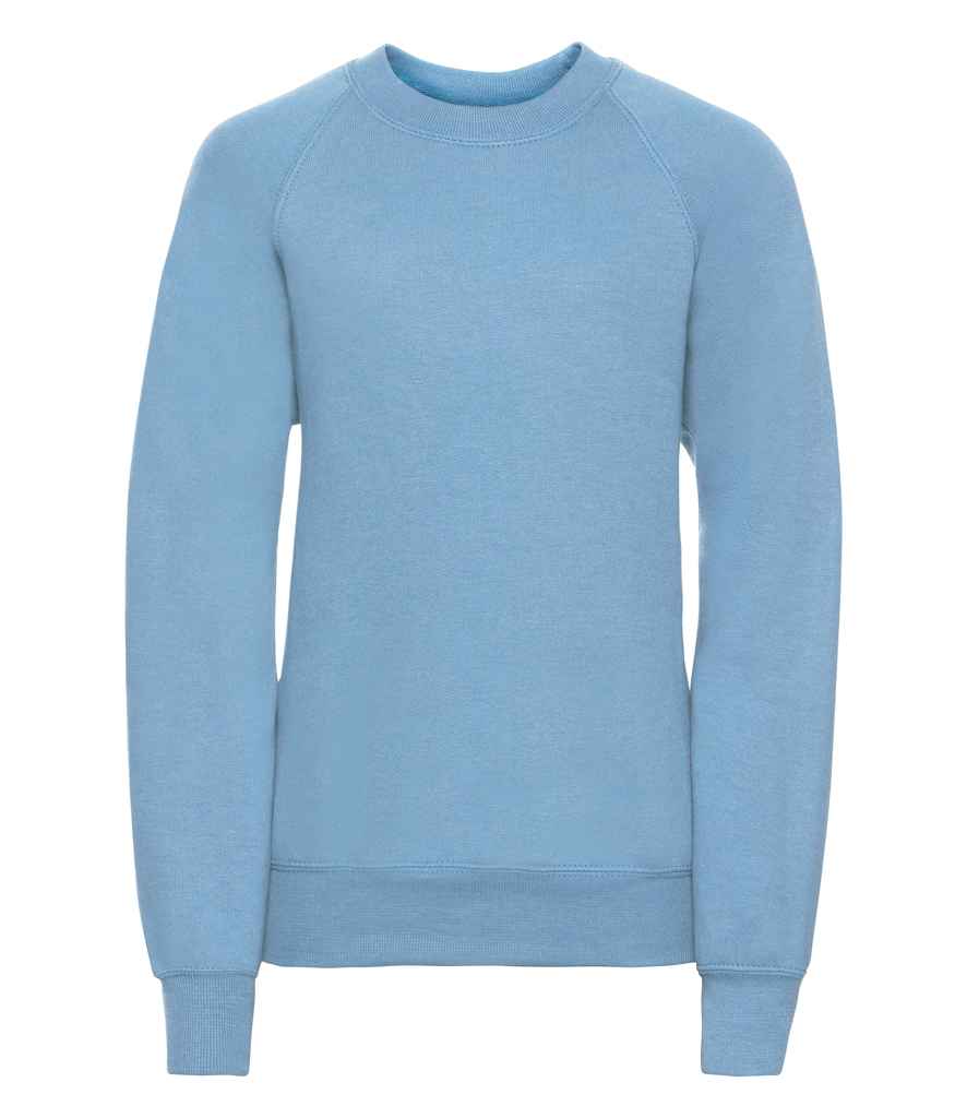 Russell Athletic Kids Raglan Sweatshirt - Sky Blue