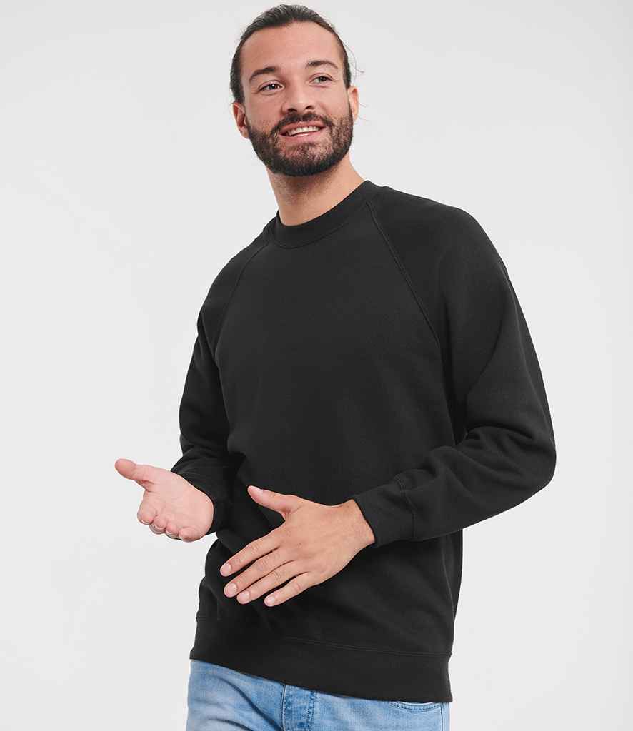 Russell Athletic Raglan Sweatshirt - Black
