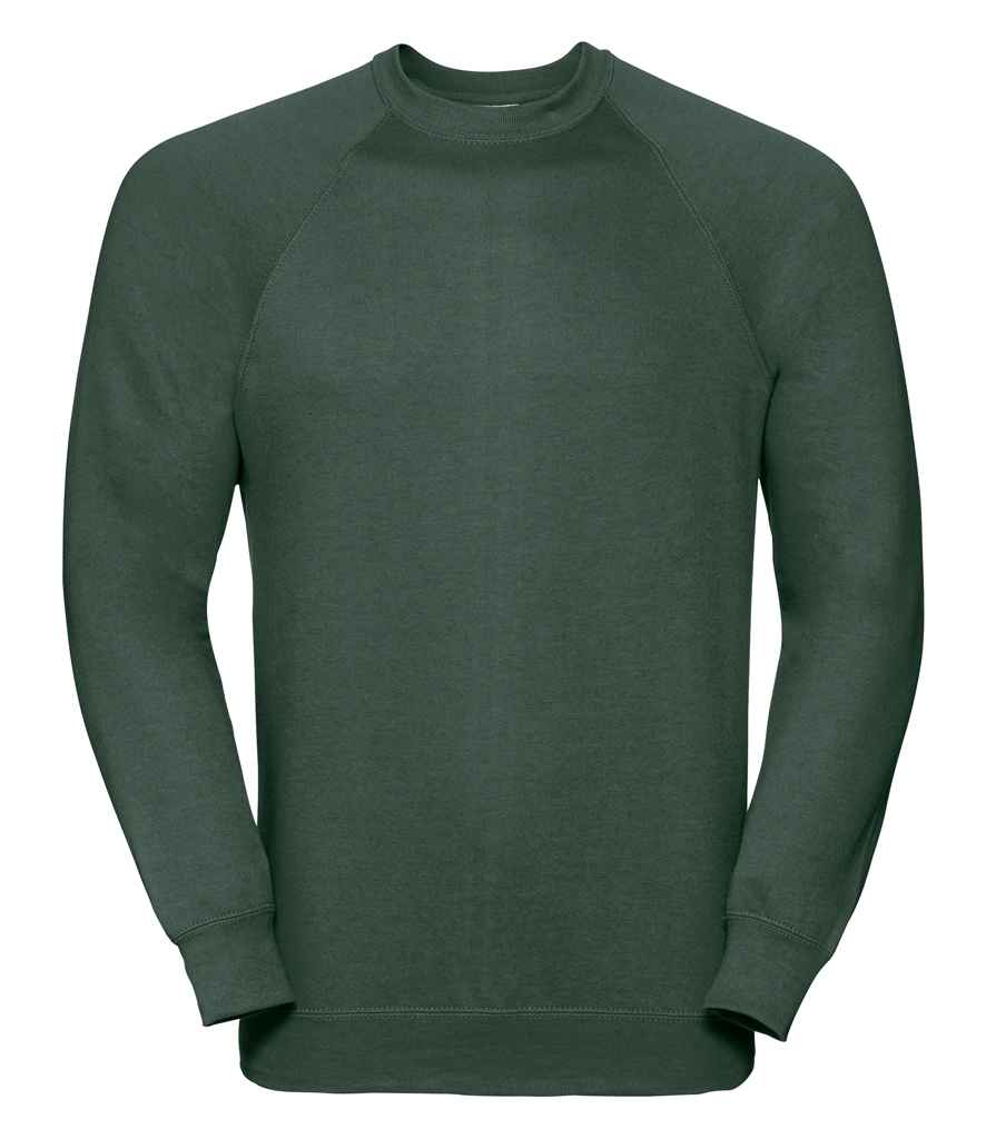 Russell Athletic Raglan Sweatshirt - Bottle Green