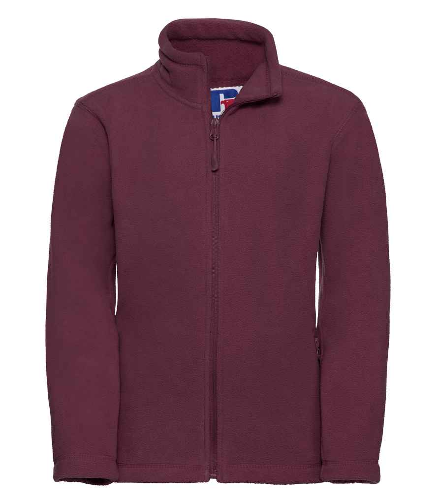 Russell Athletic Kids Outdoor Fleece Jacket - Burgundy