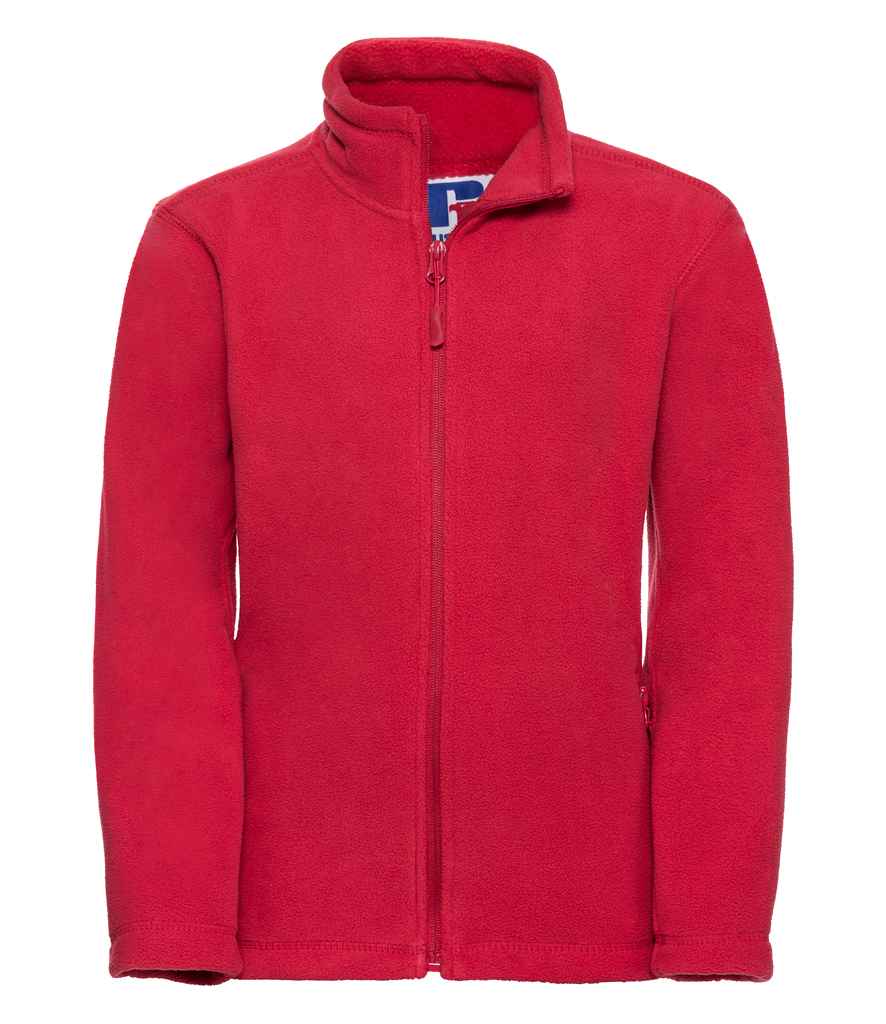 Russell Athletic Kids Outdoor Fleece Jacket - Classic Red