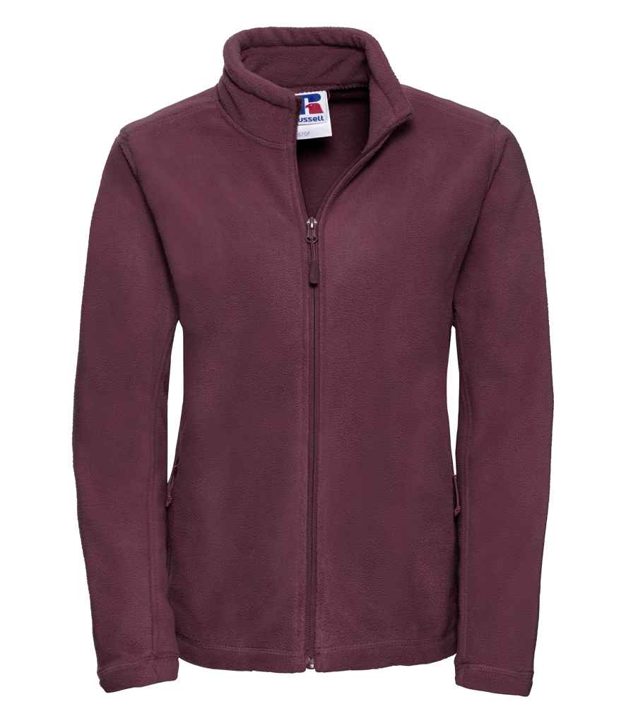 Russell Athletic Ladies Outdoor Fleece - Burgundy