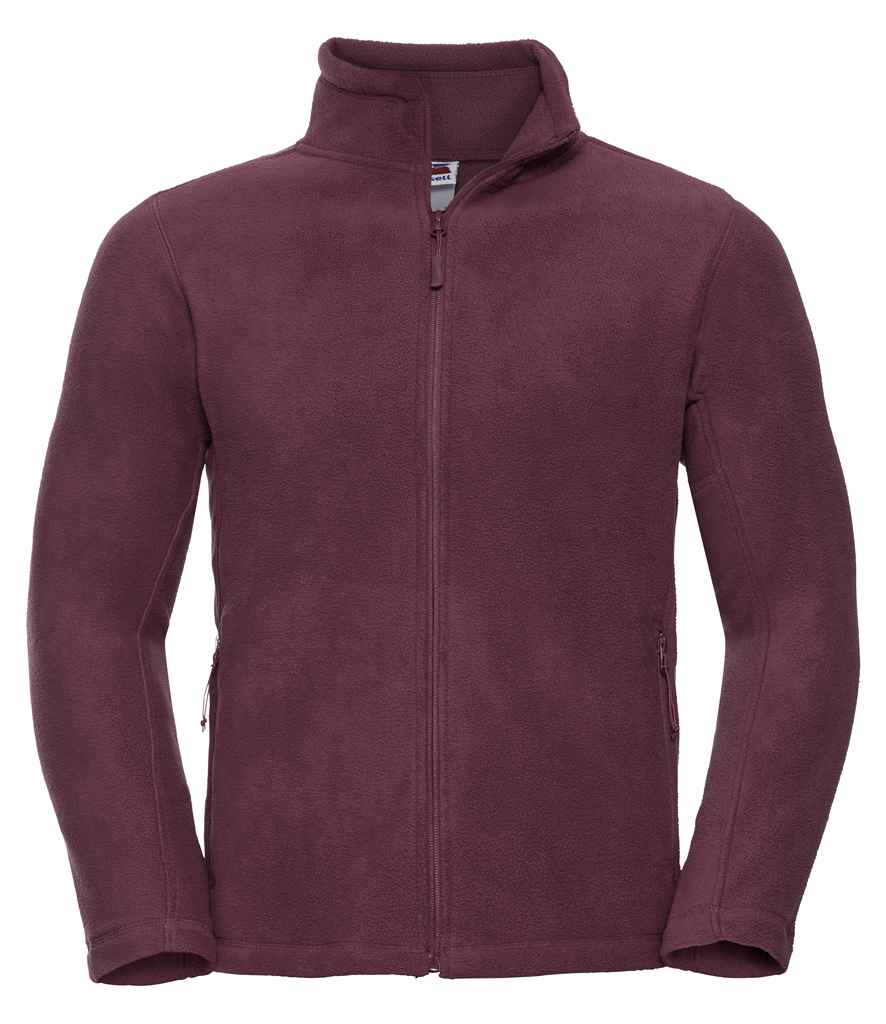 Russell Athletic Outdoor Fleece Jacket - Burgundy