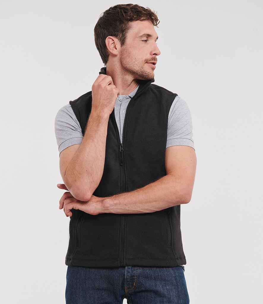 Russell Athletic Outdoor Fleece Gilet - Black