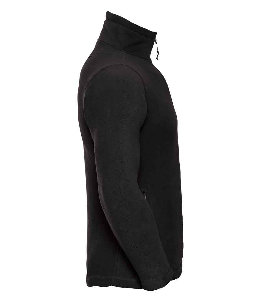 Russell Athletic Zip Neck Outdoor Fleece - Black