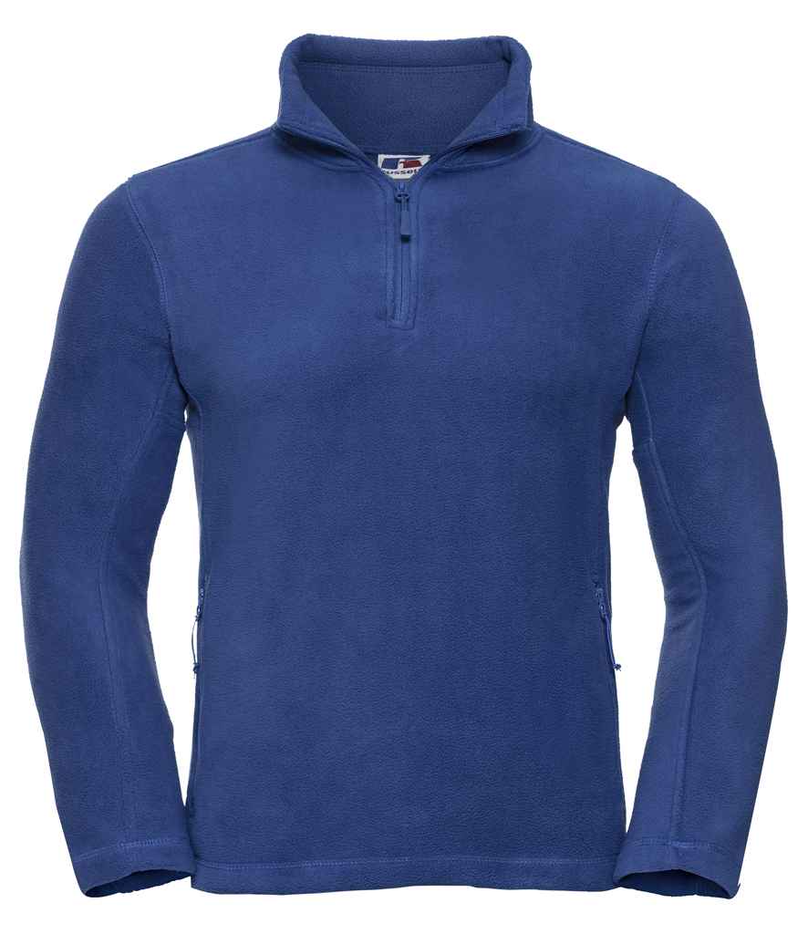 Russell Athletic Zip Neck Outdoor Fleece - Royal Blue