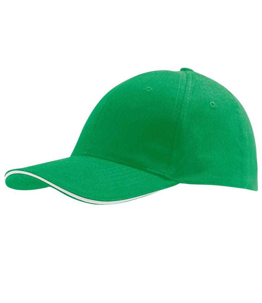 SOL'S Buffalo Cap - Kelly Green/White