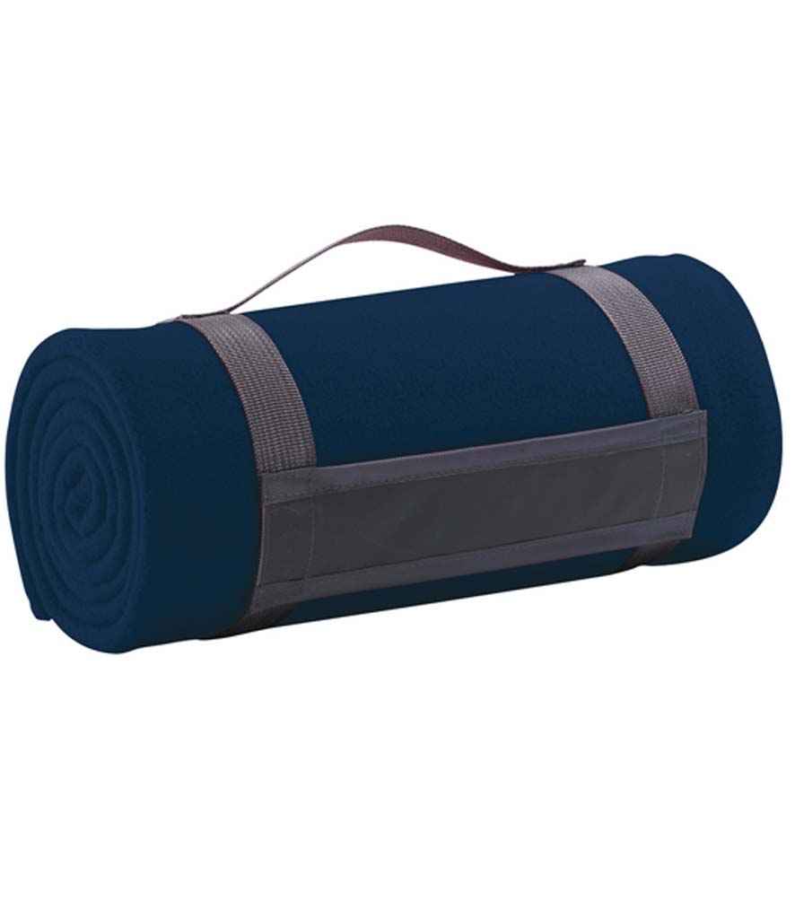 SOL'S Plaid Fleece Blanket - French Navy