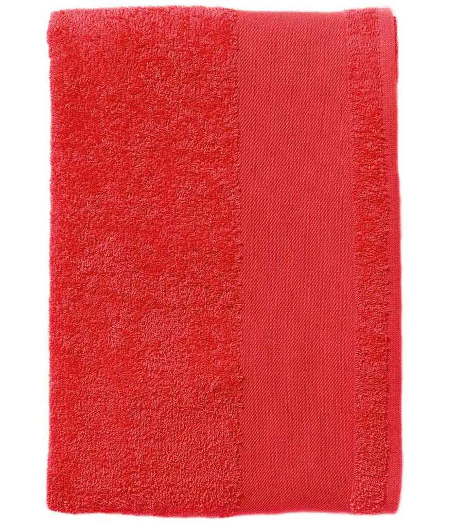 SOL'S Island 50 Hand Towel - Red