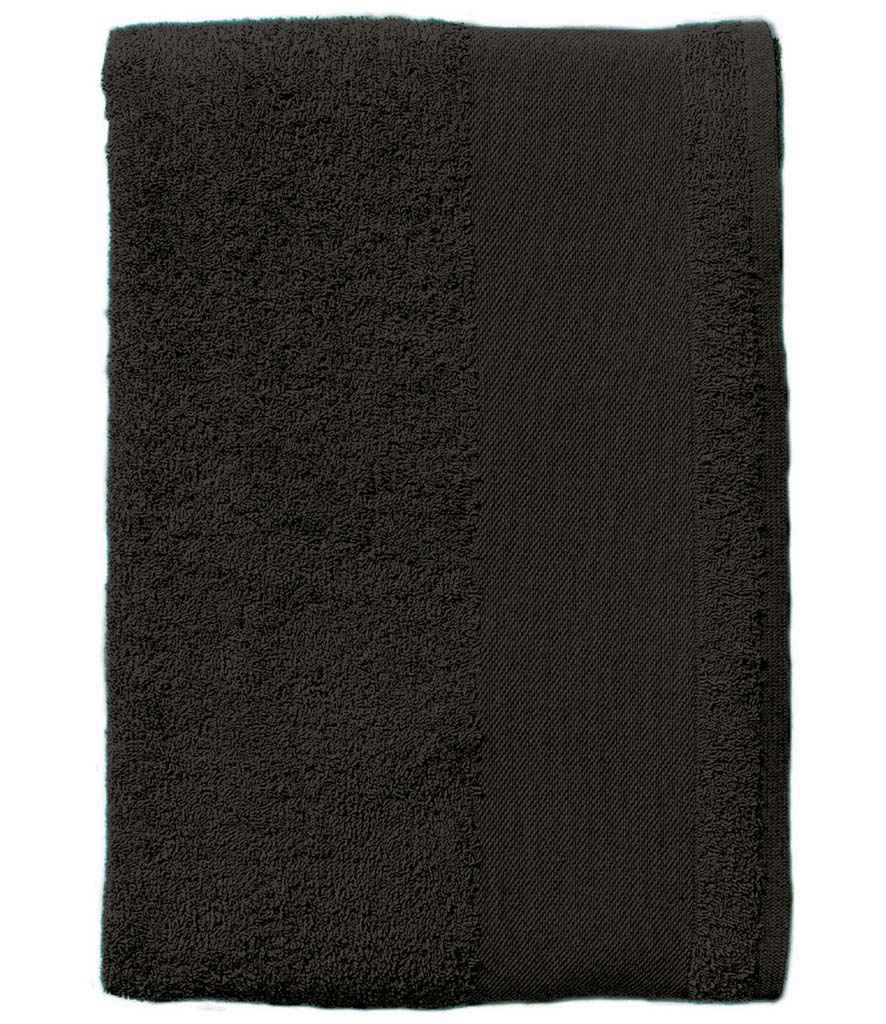 SOL'S Island 30 Guest Towel - Black