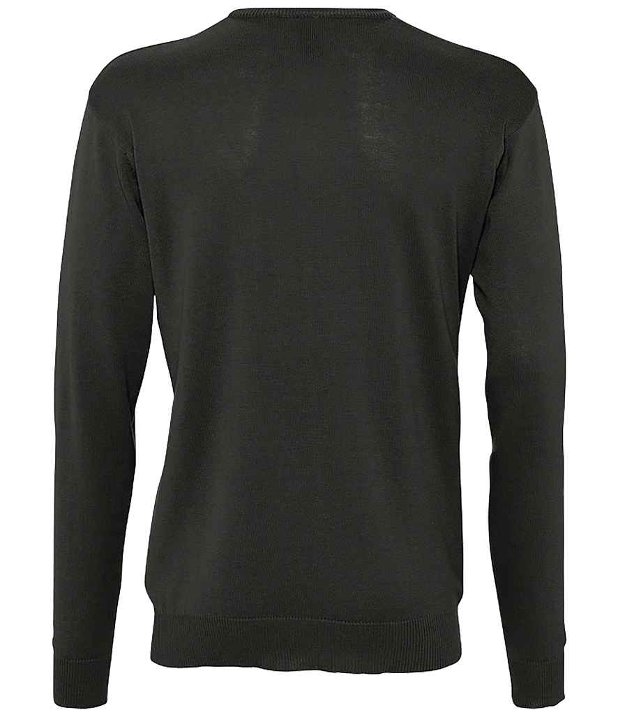 SOL'S Galaxy Cotton Acrylic V Neck Sweater - Black