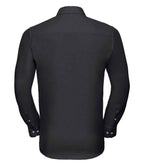 Russell Athletic Collection Long Sleeve Tailored Oxford Shirt - Black