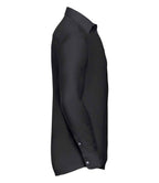 Russell Athletic Collection Long Sleeve Tailored Oxford Shirt - Black