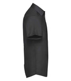 Russell Athletic Collection Short Sleeve Tailored Oxford Shirt - Black