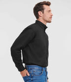 Russell Athletic Collection Long Sleeve Easy Care Oxford Shirt - Black