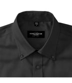Russell Athletic Collection Long Sleeve Ultimate Non-Iron Shirt - Black