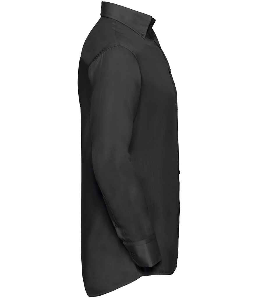 Russell Athletic Collection Long Sleeve Ultimate Non-Iron Shirt - Black