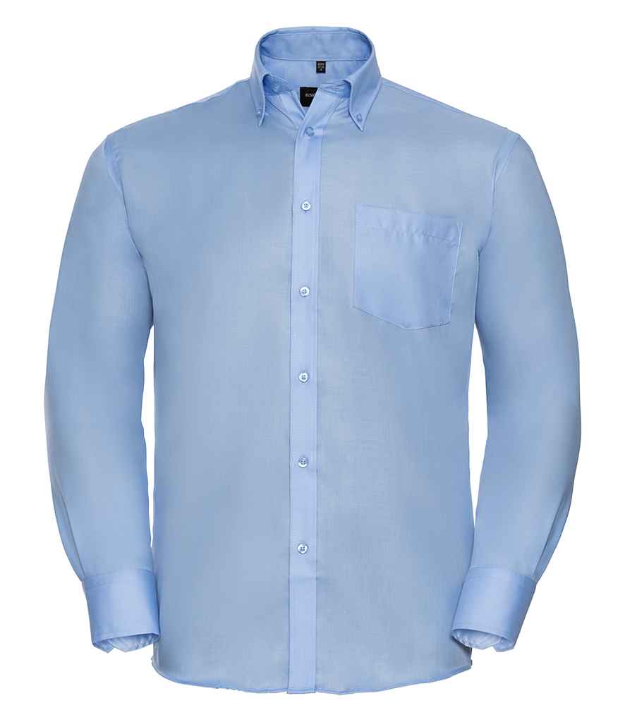 Russell Athletic Collection Long Sleeve Ultimate Non-Iron Shirt - Bright Sky