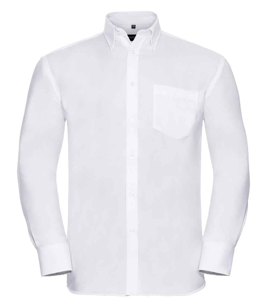 Russell Athletic Collection Long Sleeve Ultimate Non-Iron Shirt - White
