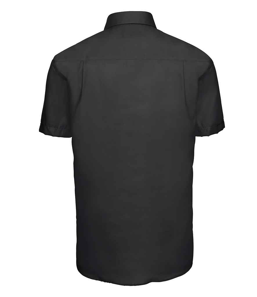 Russell Athletic Collection Short Sleeve Ultimate Non-Iron Shirt - Black