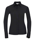 Russell Athletic Collection Ladies Ultimate Stretch Shirt - Black