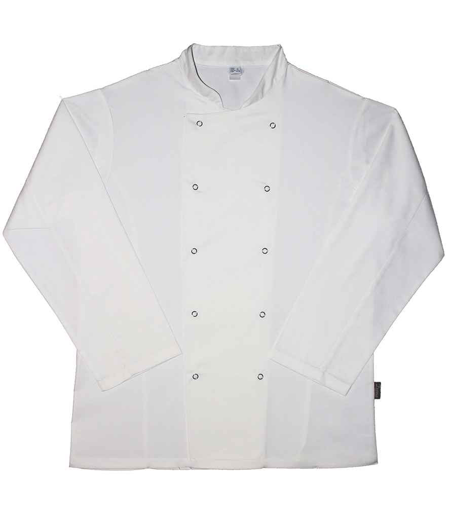 Dennys Long Sleeve Chef's Jacket - White