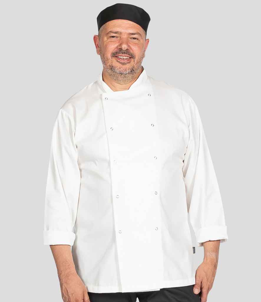 Dennys Long Sleeve Chef's Jacket - White