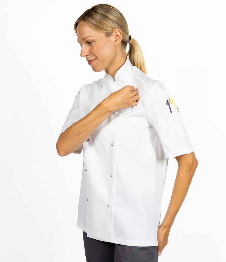 ADC Short Sleeve Coolmax® Chef's Jacket - White