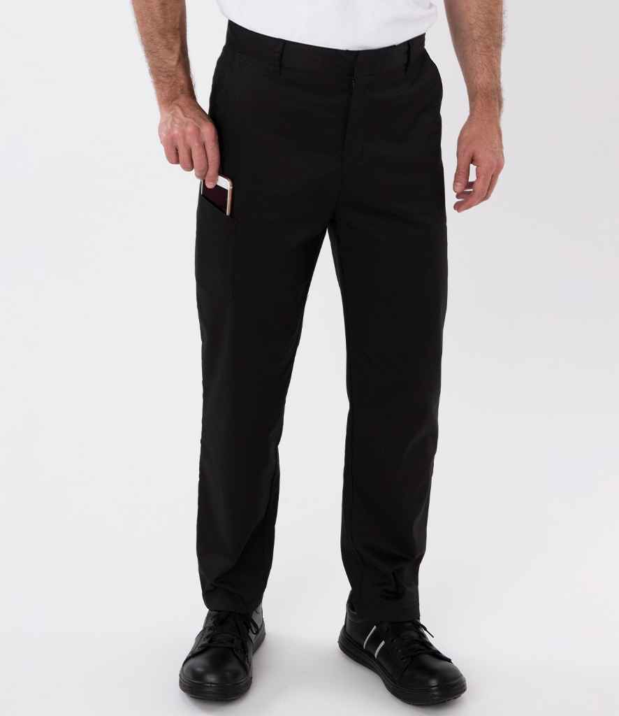ADC Slim Fit Stretch Trousers - Black