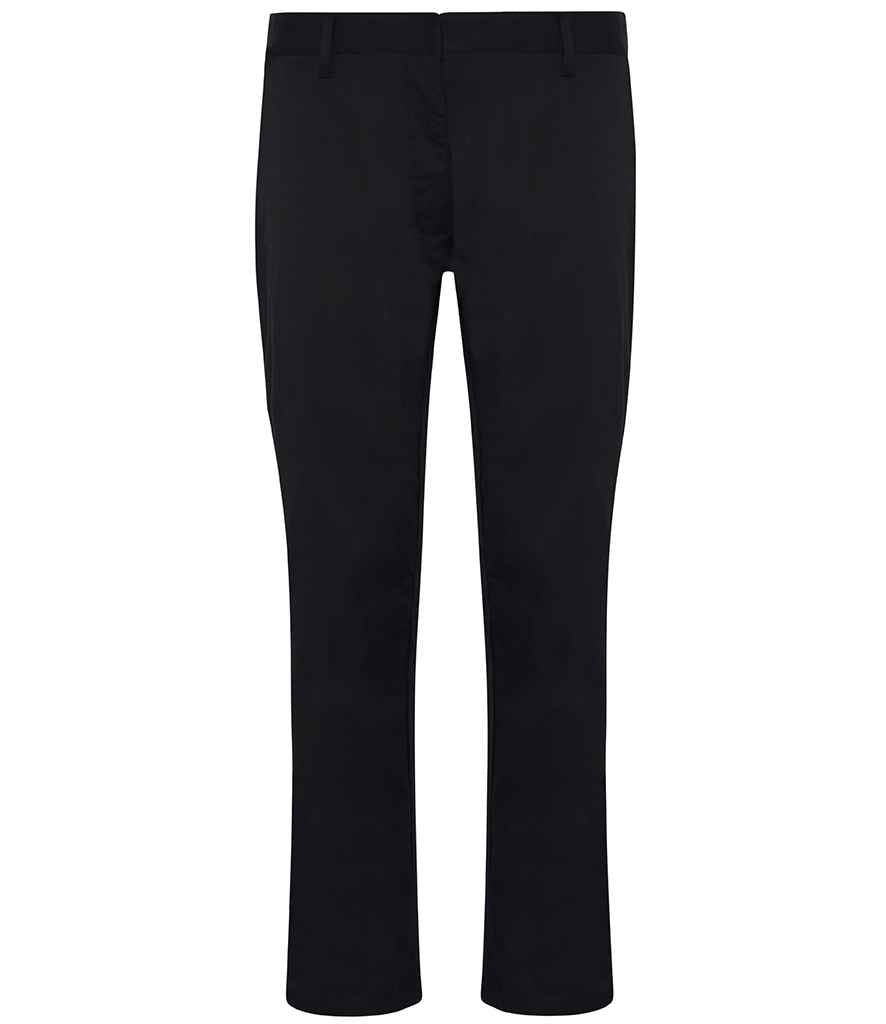 ADC Ladies Slim Fit Stretch Trousers - Black