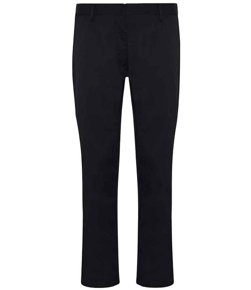 ADC Ladies Slim Fit Stretch Trousers - Black