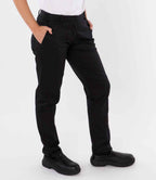 ADC Ladies Slim Fit Stretch Trousers - Black