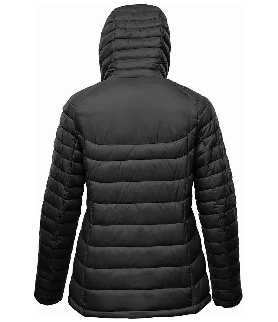 Stormtech Ladies Stavanger Thermal Padded Jacket - Black/Graphite Grey