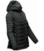 Stormtech Ladies Stavanger Thermal Padded Jacket - Black/Graphite Grey