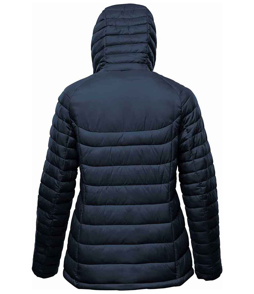 Stormtech Ladies Stavanger Thermal Padded Jacket - Navy/Graphite Grey