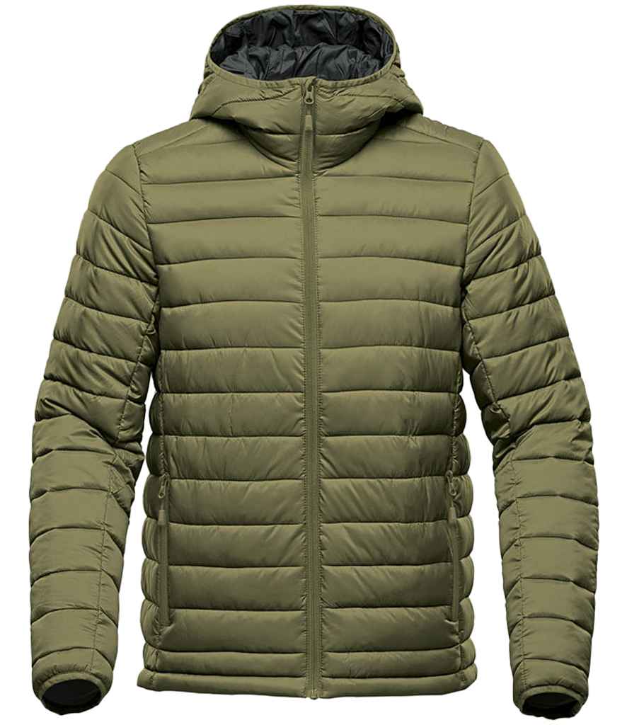 Stormtech Stavanger Thermal Padded Jacket - Sage Green/Graphite Grey